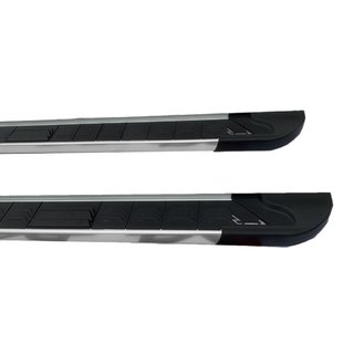 Боковые Подножки RedLine Black (2 шт., Алюминий) Skoda Kodiaq 2016-2023 гг.