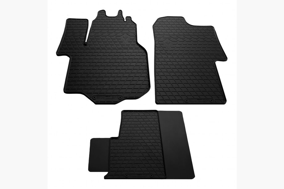 Man TGE 2017- гг. Резиновые коврики (3 шт, Stingray Premium) Image