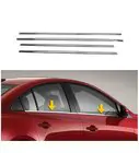 Skoda Superb 2001-2009 гг. Окантовка окон нержавейка (4 шт) фото 1