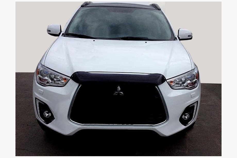 Mitsubishi ASX 2010-2023 гг. Дефлектор капота длинный 2013+ (SIM) Image