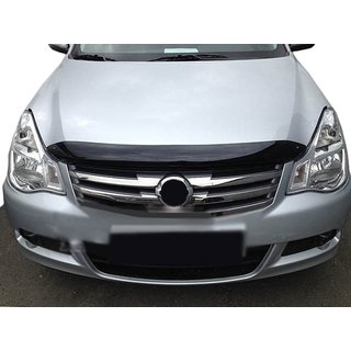 Дефлектор капота (SIM) Nissan Almera N17 2012-2018 гг. фото 1