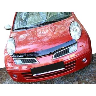 Дефлектор капота (SIM) Nissan Micra K12 2003-2010 гг. фото 1