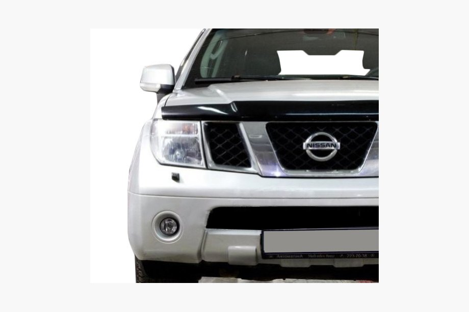 Nissan Pathfinder R51 2005-2014 гг. Дефлектор капота 2004-2010 (SIM) Image