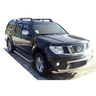 Дефлектор капота 2010-2014 (SIM) Nissan Pathfinder R51 2005-2014 гг. фото 1