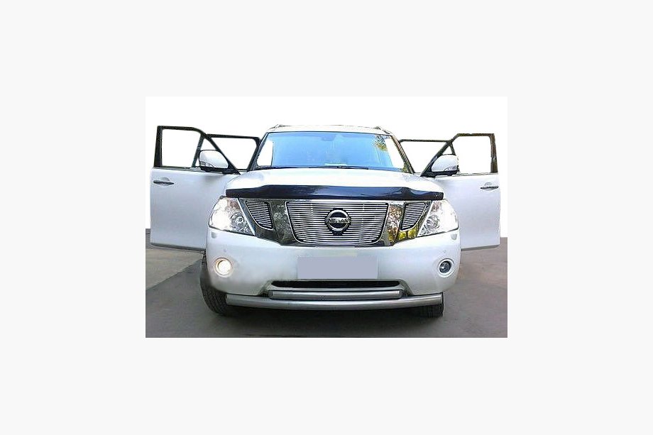 Nissan Patrol Y62 2010-2024 гг. Дефлектор капота (SIM) Image