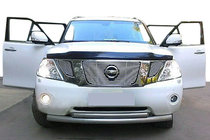Nissan Patrol Y62 2010-2024 гг. Дефлектор капота (SIM) фото 1