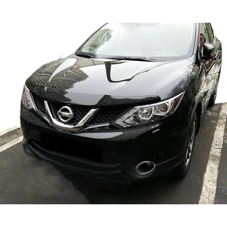 Дефлектор капота SIM (2014-2017) Nissan Qashqai 2014-2021 гг. фото 1