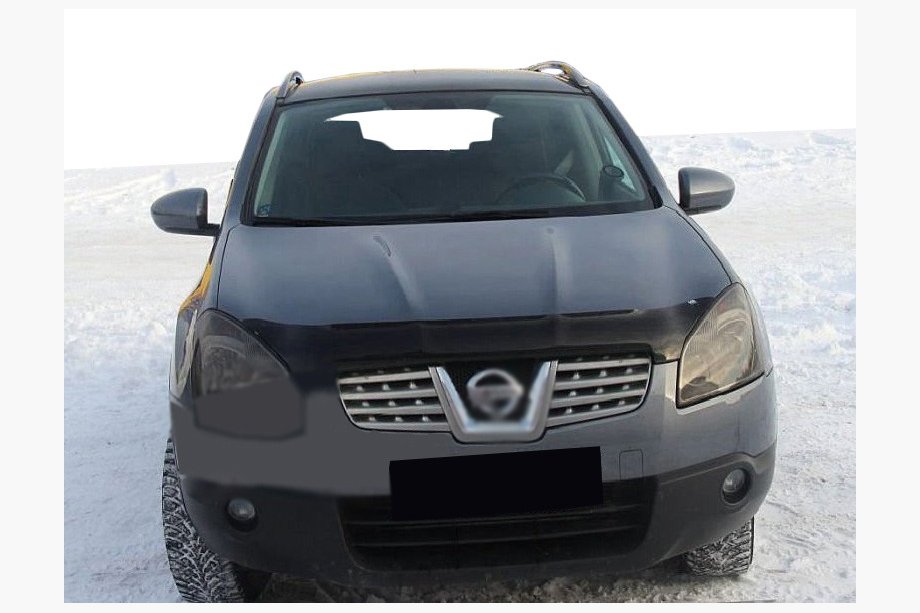 Nissan Qashqai 2007-2010 гг. Дефлектор капота (SIM) Image