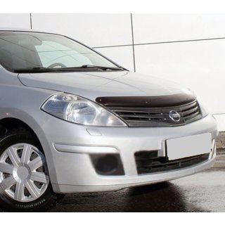 Дефлектор капота (SIM) Nissan Tiida 2004-2011 гг. фото 1