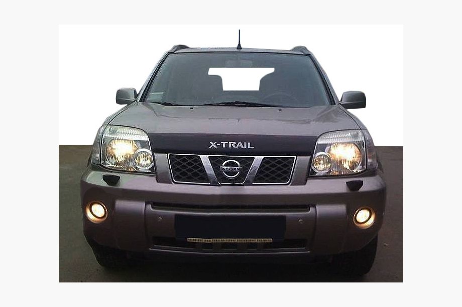 Nissan X-trail T30 2002-2007 гг. Дефлектор капота Logo 2001-2007 (SIM) Image