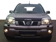 Nissan X-trail T30 2002-2007 гг. Дефлектор капота Logo 2001-2007 (SIM) фото 1