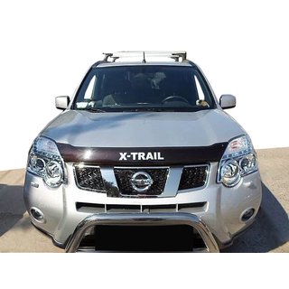 Дефлектор капота с логотипом (SIM) Nissan X-trail T31 2007-2014 гг. фото 1