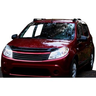 Дефлектор капота (SIM) Renault Sandero 2007-2013 гг. фото 1