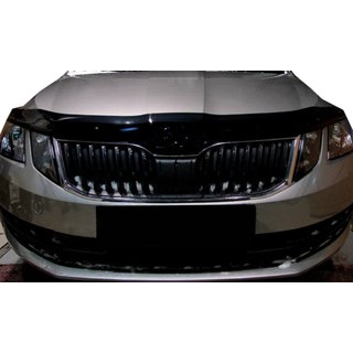 Дефлектор капота 2017+ (SIM) Skoda Octavia III A7 2013-2019 гг. фото 1