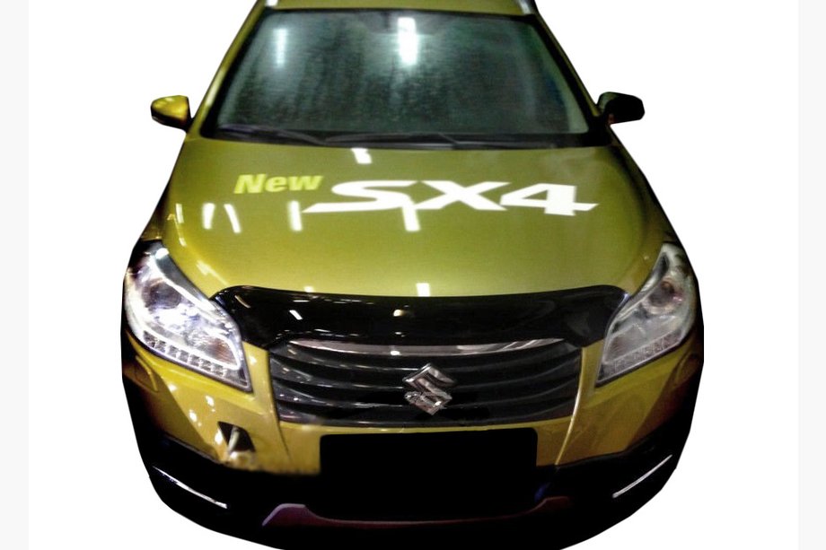 Suzuki SX4 S-Cross 2013-2016 гг. Дефлектор капота (SIM) Image