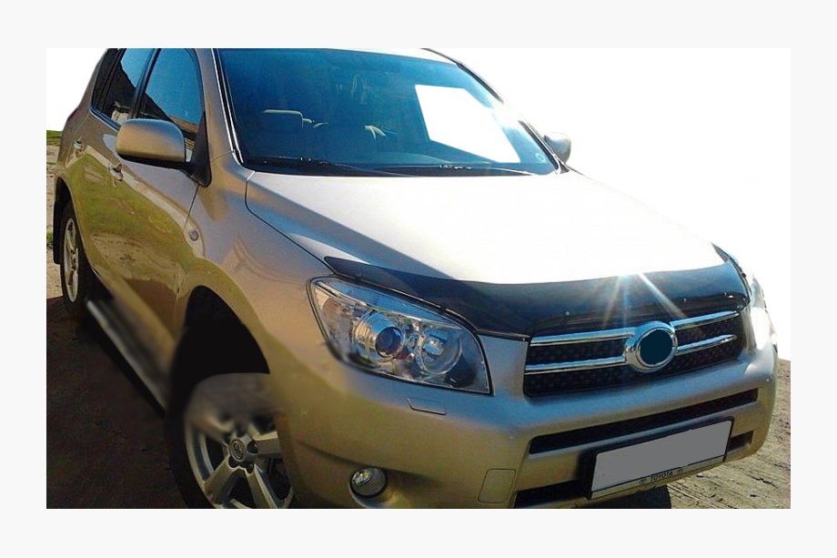 Toyota Rav 4 2006-2013 гг. Дефлектор капота 2006-2010 (SIM) Image