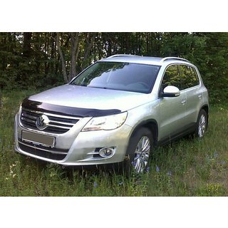 Дефлектор капота (SIM) Volkswagen Tiguan 2007-2016 гг. фото 1