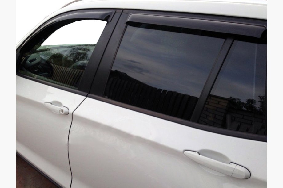BMW X3 F25 2011-2018 гг. Ветровики на окна (4 шт, SIM) Image