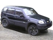 Chevrolet Niva 1998-2020 гг. Ветровики на окна (4 шт, SIM) фото 1