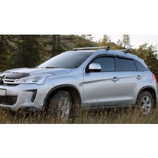 Ветровики на окна (4 шт, SIM) Citroen C-4 Aircross 2012-2017 гг.