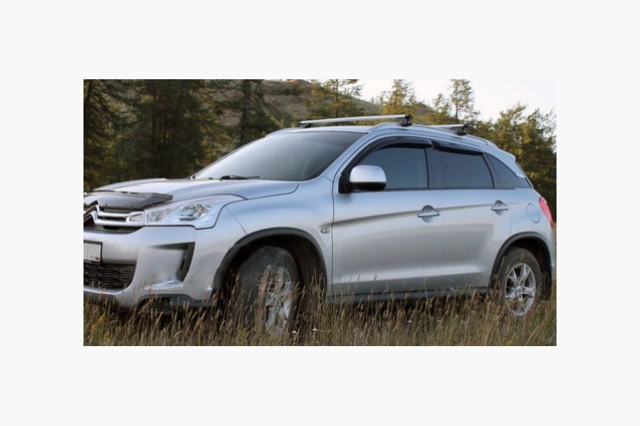 Citroen C-4 Aircross 2012-2017 гг. Ветровики на окна (4 шт, SIM) Image