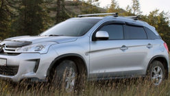 Citroen C-4 Aircross 2012-2017 гг. Ветровики на окна (4 шт, SIM) фото 1