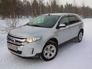 Ford Edge 2014-2024 гг. Ветровики на окна (4 шт, SIM) фото 1
