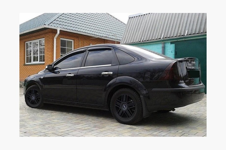 Ford Focus II 2005-2008 гг. Ветровики окон SD/HB (4 шт, SIM) Image