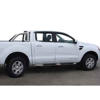 Ветровики на окна (4 шт, SIM) Ford Ranger 2011–2022 гг.