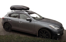 Infiniti EX 2007-2013 гг. Ветровики на окна (4 шт, SIM) фото 1