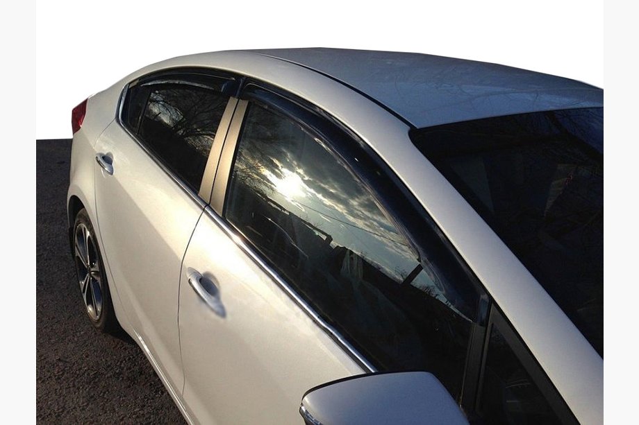 Kia Cerato 3 2013-2018 гг. Ветровики на окна (4 шт, SIM) Image