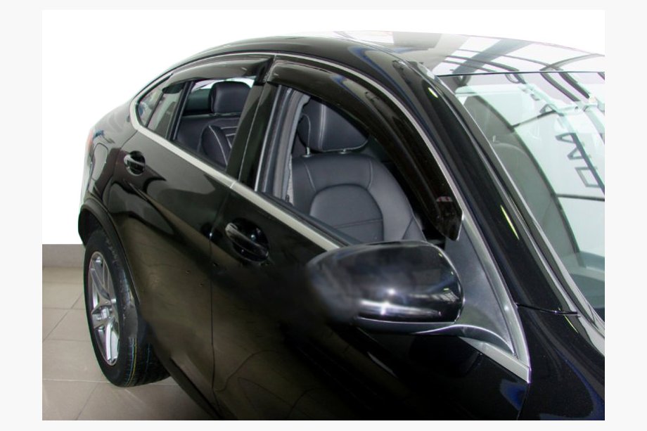 Mercedes GLC coupe C253 2016-2023 гг. Ветровики на окна (4шт, SIM) Image