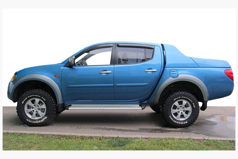 Mitsubishi L200 2006-2015 гг. Ветровики на окна (4шт, SIM) Image