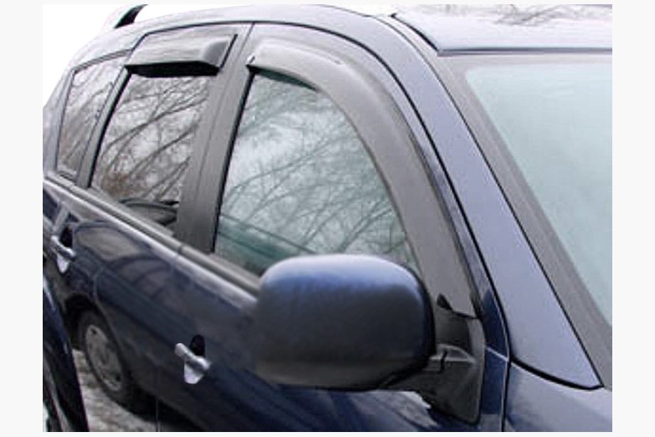 Mitsubishi Outlander 2006-2012 гг. Ветровики на окна (4шт, SIM) Image