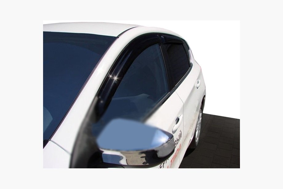 Nissan Tiida 2011-2014 гг. Ветровики HB (4шт, SIM) Image