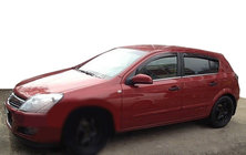 Opel Astra H 2004-2013 гг. Ветровики HB (4шт, SIM) фото 1