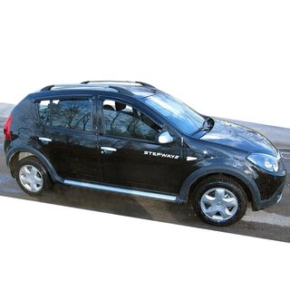 Ветровики на окна (4 шт, SIM) Renault Sandero 2007-2013 гг.