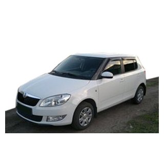 Ветровики HB (4 шт, SIM) Skoda Fabia 2007-2014 гг.