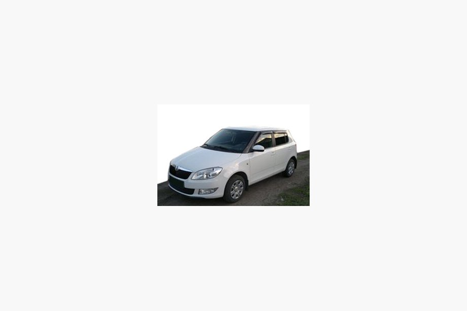 Skoda Fabia 2007-2014 гг. Ветровики HB (4 шт, SIM) Image