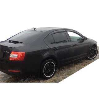 Ветровики LiftBack (4 шт, SIM) Skoda Octavia III A7 2013-2019 гг.