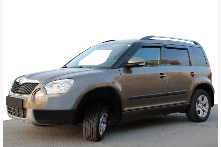 Skoda Yeti 2009-2017 гг. Ветровики на окна (4 шт, SIM) Image