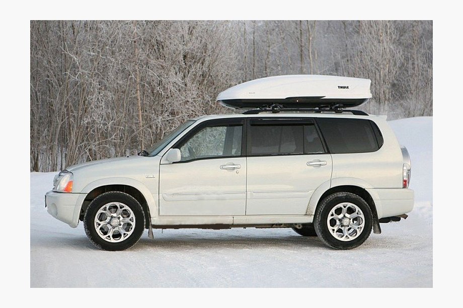 Suzuki XL7 1998-2006 гг. Ветровики на окна (4 шт, SIM) Image