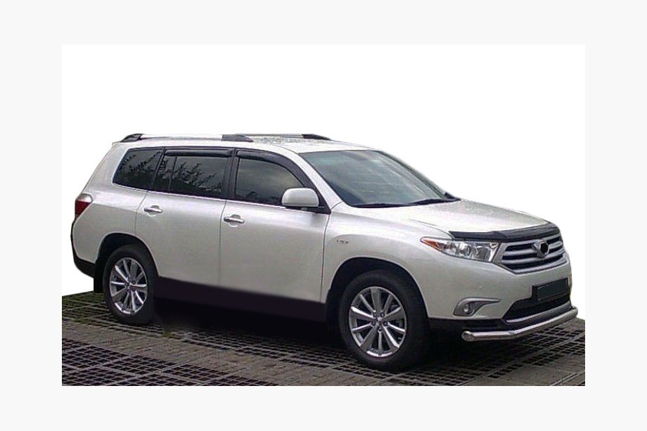 Toyota Highlander 2008-2013 гг. Ветровики на окна (4 шт, SIM) Image