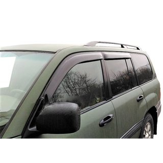 Ветровики на окна (4 шт, SIM) Toyota Land Cruiser 100 1998-2007 гг.