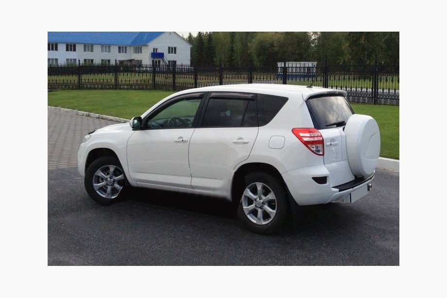 Toyota Rav 4 2006-2013 гг. Ветровики на окна (4 шт, SIM) Image