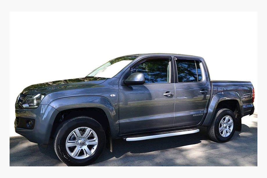 Volkswagen Amarok 2010-2022 гг. Ветровики на окна (4 шт, SIM) Image