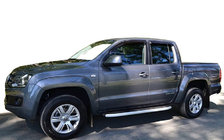 Volkswagen Amarok 2010-2022 гг. Ветровики на окна (4 шт, SIM) фото 1
