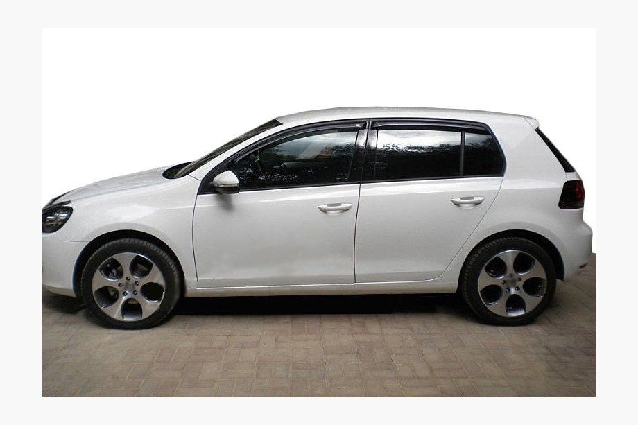 Volkswagen Golf 6 2008-2014 гг. Ветровики на окна (4 шт, SIM) Image