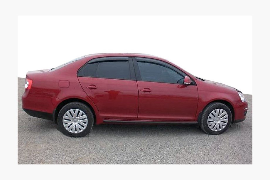 Volkswagen Jetta 2006-2011 гг. Ветровики на окна (4 шт, SIM) Image