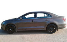 Volkswagen Jetta 2011-2018 гг. Ветровики на окна (4 шт, SIM) фото 1
